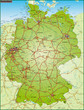 Deuschland mit Nachbarländern