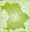 Bundesland Bayern und Umgebung