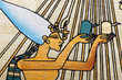 Egyptian history concept with papyrus Egyptian history concept with papyrus