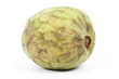 Cherimoya fruit isolated on white
