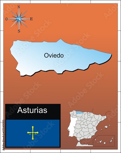 Vektor: Asturias Asturias