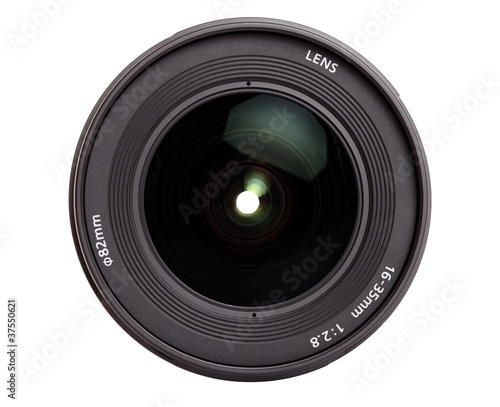 Photo: lens for the camera on a white background lens for the camera on a white background