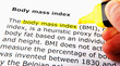 Body mass index