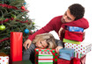 Photo: Couple exhausted from Christmas Couple exhausted from Christmas