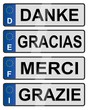 European number plates