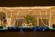 Christmas balcony