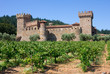Napa Valley vineyard and castle Napa Valley vineyard and castle