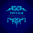 Vintage invitation design.