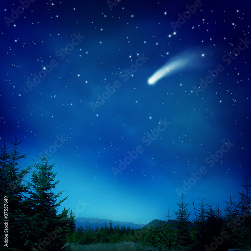 Illustration: Falling star Falling star