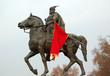 monument of skenderbeg in skopje,macedonia monument of skenderbeg in skopje,macedonia