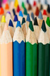 Color pencils macro shot Color pencils macro shot