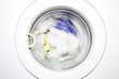 close-up od washing machine