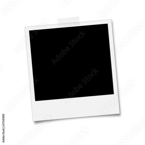 Illustration: Polaroid mit Klebestreifen Polaroid mit Klebestreifen
