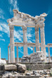 ruins in ancient city of Pergamon, Turkey ruins in ancient city of Pergamon, Turkey
