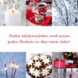 Grußkarte Frohe Weihnachten und Guten Rutsch