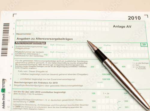 Foto: Angaben zu Altersvorsorgebeiträgen Angaben zu Altersvorsorgebeiträgen