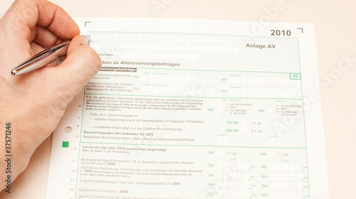 Foto: Angaben zu Altersvorsorgebeiträgen Angaben zu Altersvorsorgebeiträgen