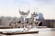 Empty glasses