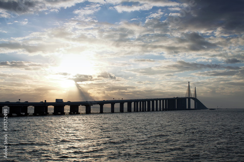 Photo: Sunshine Skyway Bridge,Tampa Bay,Florida Sunshine Skyway Bridge,Tampa Bay,Florida