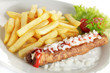 Frikandel Spezial, Pommes frites