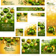 Vector: Collection of Christmas banners Collection of Christmas banners