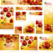 Collection of Christmas banners