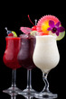 Banana, Blueberry and Raspberry Daiquiri - Most popular cocktail