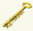 Key With Keywords Text As Symbol For SEO Or Searching