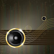 Modern music background Modern music background