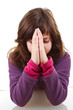 Little girl praying