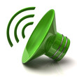 Green speaker icon