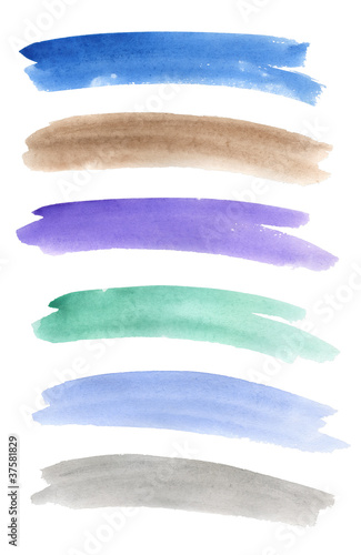 Photo: watercolor banners watercolor banners