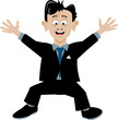 Billy jumps for joy and success-no outline Billy jumps for joy and success-no outline