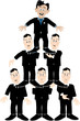 Team pyramid with Billy at the top-no outline Team pyramid with Billy at the top-no outline