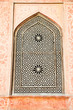 Oriental ornamented window of Ali Qapu Palace,  Iran.