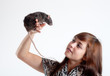 Rat on a hand Rat on a hand