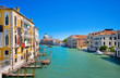 Famous Canal Grande in Venice, Italy.