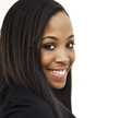 Smiling pretty woman