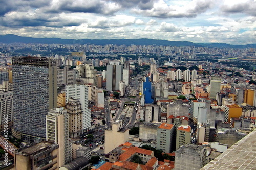 Photo: View of San Paolo skyline from the banesco building, Brazil View of San Paolo skyline from the banesco building, Brazil