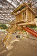 Climbing frame in a childrens play area