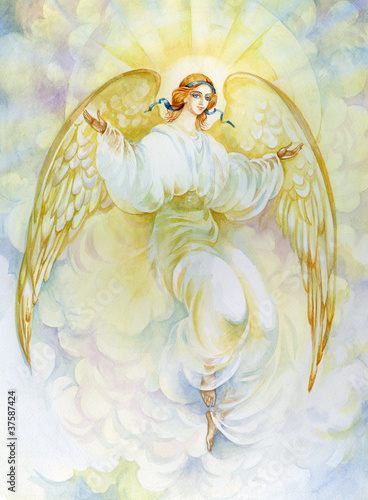 Illustration: Watercolor “Angel“ Watercolor “Angel“
