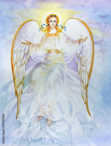 Illustration: Watercolor “Angel“ Watercolor “Angel“