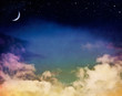 Misty Moon Seascape