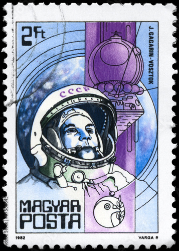 Photo: HUNGARY - CIRCA 1982 Gagarin HUNGARY - CIRCA 1982 Gagarin