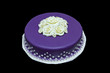 cake with flowers