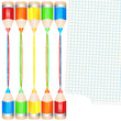 farbstifte - linien - bunt
