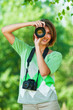 women with two cameras women with two cameras
