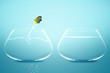 Anglefish jumping to Big bowl