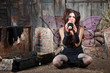 Unhappy Fairy With Eight Ball