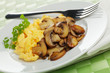 Champignons mit Rührei